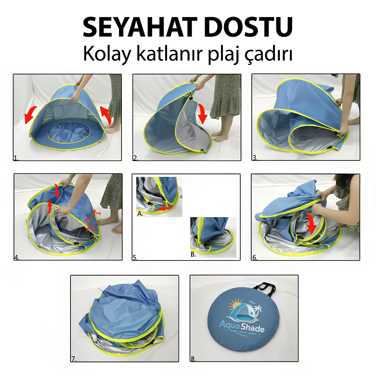 AquaShade Bebek Plaj Çadırı